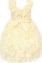 Abito da Cerimonia Bambini Ball Gown A Terra Naturale con Cristino con Perline