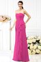 Abito da Ballo in Chiffon Principessa con Piega Cuore Senza Maniche
