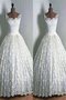 Abito da Sposa Senza Maniche Cuore A Terra in Pizzo Ball Gown