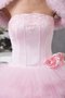 Abito dal Dolce Sedici Ball Gown con Increspature Senza Maniche con Applique