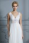 Abito da sposa con ricamo pudica senza maniche carino con bottone all aperto