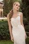 Abito da Sposa con Nastro Senza Maniche Lusso Vintage con Fiocco