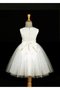 Abito da Cerimonia Bambini con Fiore decorato Tondo Alta Vita Ball Gown