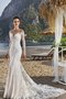 Abito da Sposa Sirena Cuore con Applique Tubino con Ricamo