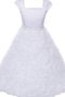 Abito da Cerimonia Bambini Alla Caviglia A-Line con Fiocco Ball Gown Naturale