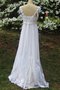 Abito da Sposa in Pizzo con Applique A-Line Spazzola Treno con Fusciacca