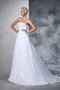 Abito da Sposa Lungo Senza Strap Ball Gown Allacciato Alta Vita