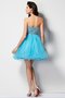 Abito Homecoming Cerniera Cuore A-Line in Tulle Principessa