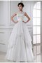 Abito da Sposa Lupetto in Organza con Perline in Pizzo con Fiore