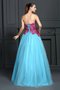 Abito Quinceanera Cuore Senza Maniche in Raso Ball Gown in Pizzo