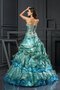 Abito Quinceanera A Terra Lunghi Alta Vita Ball Gown con Applique