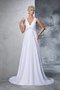 Abito da Sposa Principessa Lungo con Perline in Chiffon A-Line