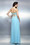 Abito da Ballo in Chiffon Principessa con Piega Cuore Senza Maniche