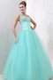 Abito Quinceanera Ball Gown con Perline in Tulle Cuore A-Line