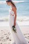 Abito da Sposa Moda A-Line Sogno a Spiaggia Formale E Informale