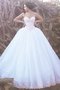 Abito da Sposa Spazzola Treno Ball Gown Cuore Naturale Senza Maniche