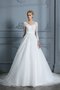 Abito da sposa dolce classico in tulle naturale sogno pudica