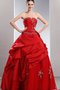 Abito dal Dolce Sedici con Perline Ball Gown con Seghettato in Taffeta A-Line