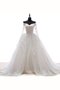 Abito da Sposa con Applique in Tulle in Pizzo Cuore in Pizzo