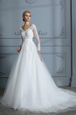 Abito da sposa dolce classico in tulle naturale sogno pudica