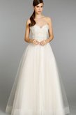 Abito da Sposa Cuore Ball Gown in Tulle con Ricamo Naturale