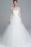 Abito da Sposa Ball Gown Stravagante con Tasca Lupetto Spazzola Treno