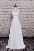 Abito da Sposa con Nastro in Chiffon in Pizzo con Fusciacca A-Line