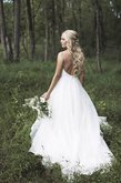 Abito da sposa schiena nuda principessa in organza a-line morden conotta