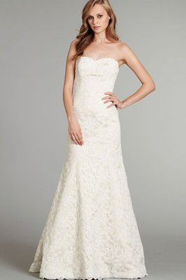 Abito da Sposa Senza Maniche Schiena Nuda Naturale Senza Spalline Vintage