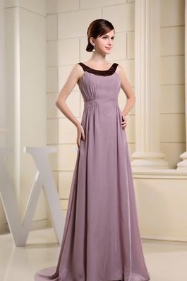 Abito mamma Sposa in Chiffon Senza Maniche con Increspato A-Line