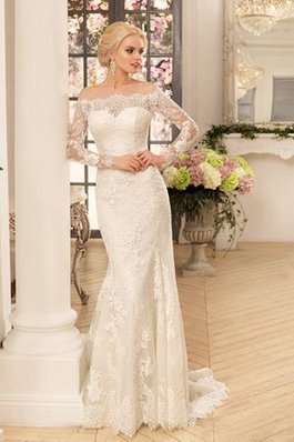 Abito da Sposa Romantico Vintage Sirena Sexy con Piega