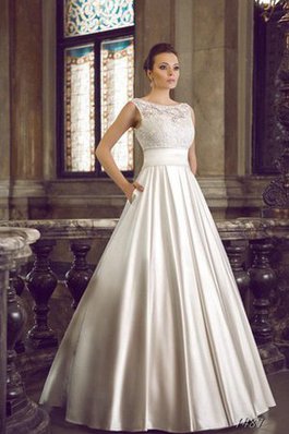 Abito da Sposa in Pizzo Romantico Originale Elegante Senza Maniche