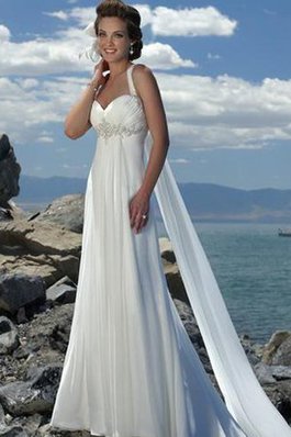 Abito da Sposa A-Line con Perline Cuore a Riva Lusso