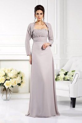 Abito Mamma Sposa Cerniera Lungo A-Line Principessa in Chiffon