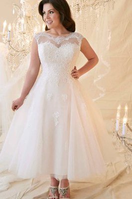 Abito da Sposa Elegante Buco Della Serratura Schiena Romantico Alla Caviglia A-Line