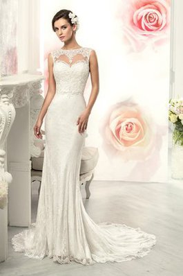 Abito da Sposa Elegante Sogno Seducente con Piega con Seghettato