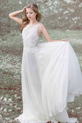 Abito da Sposa Spazzola Treno A-Line Vintage Tubino in Pizzo