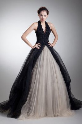 Abito dal Dolce Sedici Ball Gown Senza Maniche Anello con Perline