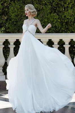 Abito da Sposa A-Line Lungo Sexy Formale E Informale Anello