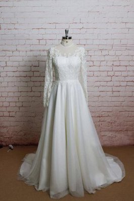 Abito da Sposa in Tulle Vintage in Pizzo in Pizzo in Chiffon