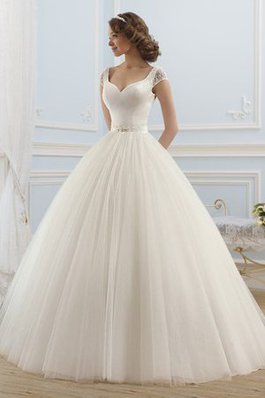 Abito da Sposa in Pizzo Cerniera Elegante Radiosa in Tulle