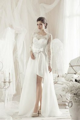 Abito da Sposa con Applique con Fusciacca con Nastro Moda Semplice