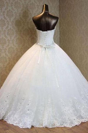 Abito da sposa con ricamo a sala a terra in previsione del futuro originale in tulle