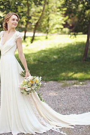 Abito da Sposa Classico Formale E Informale V-Scollo Lusso Moda