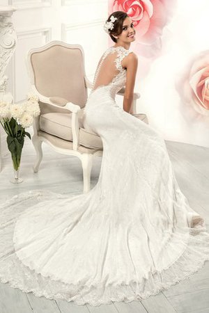 Abito da Sposa Elegante Sogno Seducente con Piega con Seghettato