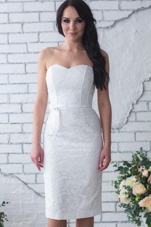 Abito da Sposa con Ricamo Naturale Romantico Semplice Sexy