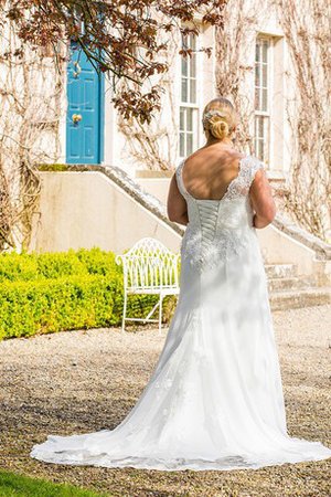 Abito da Sposa All Aperto in Chiffon a Chiesa a Sala A Terra