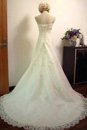 Abito da Sposa Lungo Sirena in Pizzo con Applique Cappellino