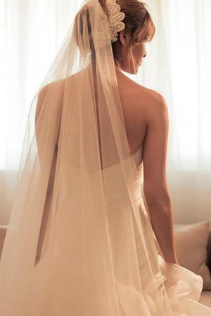 Abito da Sposa con Perline Radiosa in Organza Naturale Cuore