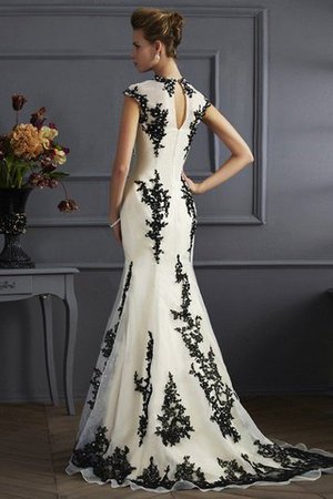 Abito Mamma Sposa Cerniera Sirena in Chiffon con Manica Corte Lungo